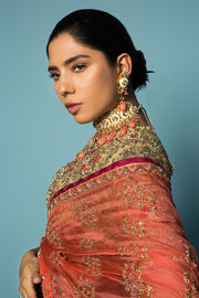 peach lehenga