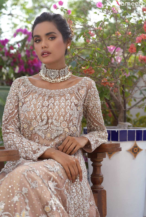 Peach Lehnga