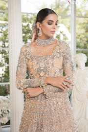 peach pink lehenga bridal
