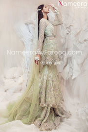 peplum lehnga branded