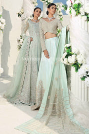pink and silver lehenga choli