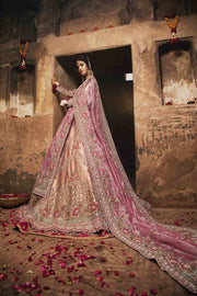 pink bridal lehenga