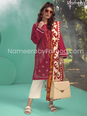 Pink embriodered dress eid online
