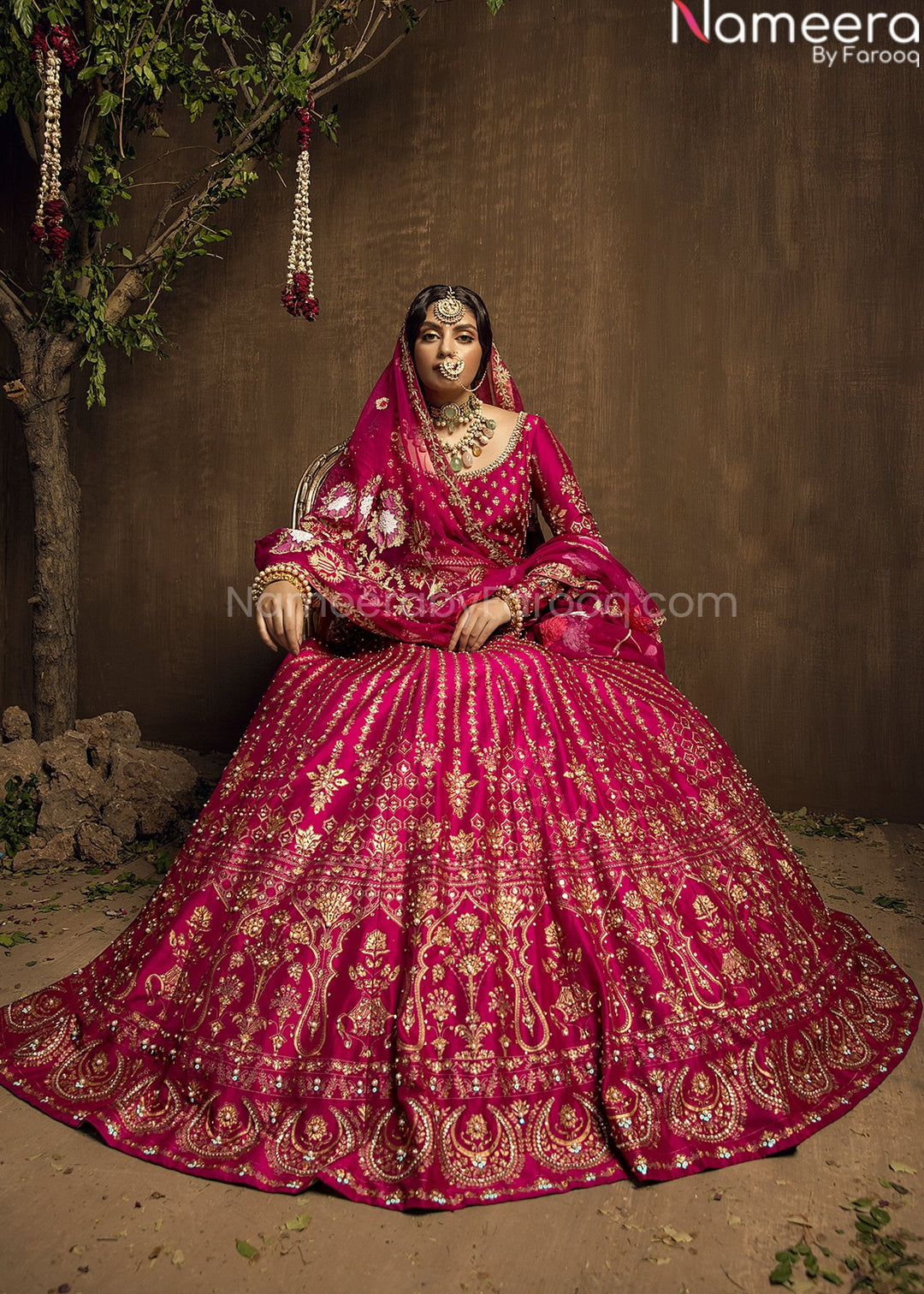 pink lehenga