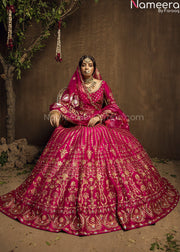 pink lehenga