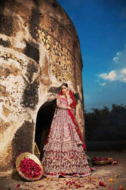 pink lehenga