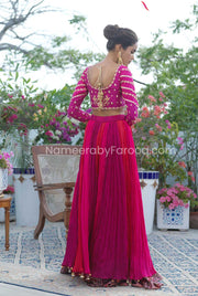 pink lehenga