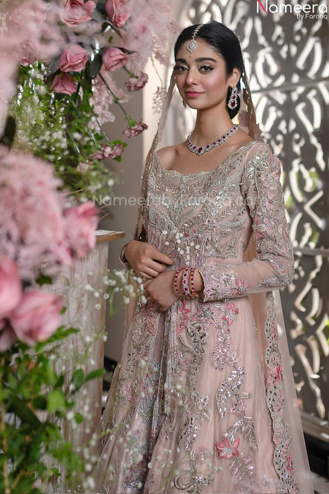 Pink lehenga bridal