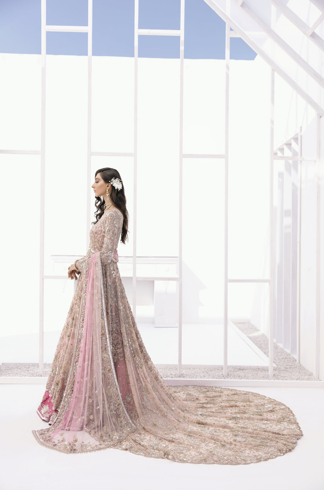pink lehenga bridal