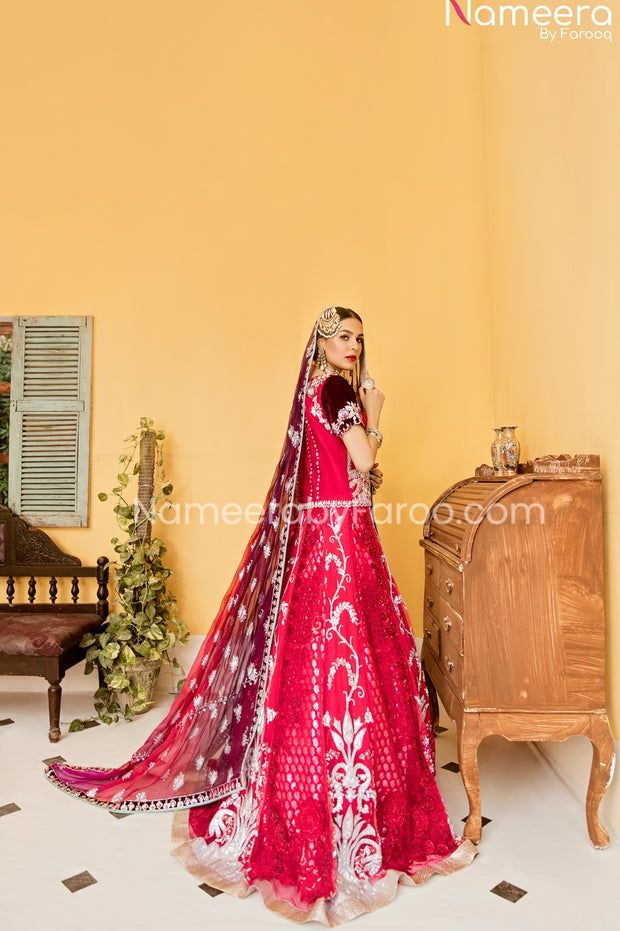 pink lehenga choli