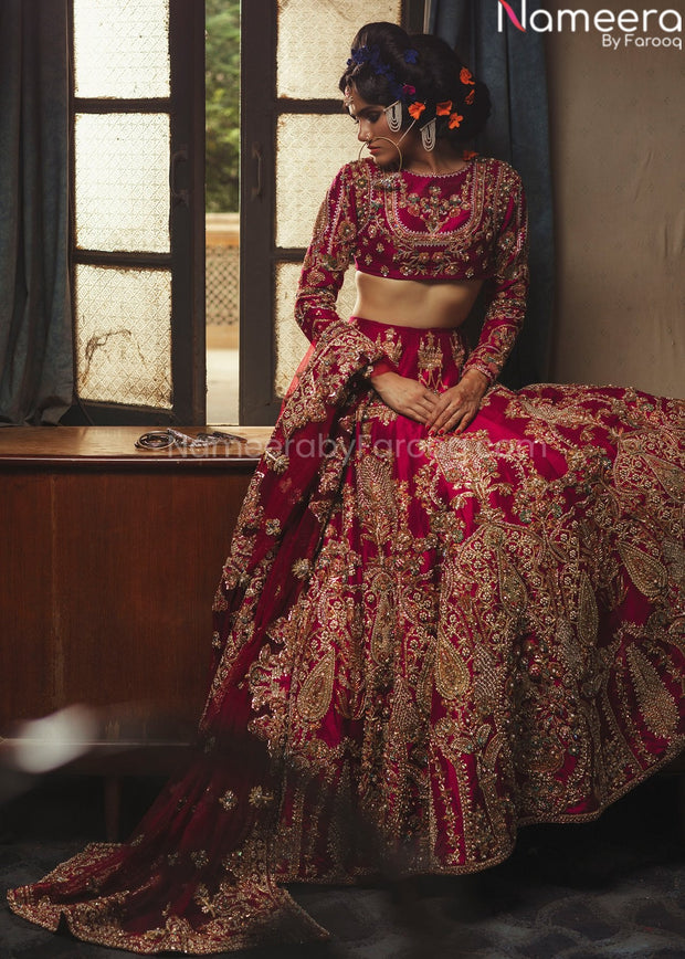 Pink Lehenga for Bride