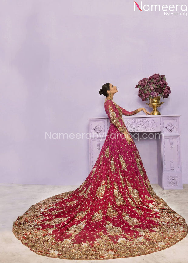 pink lehnga
