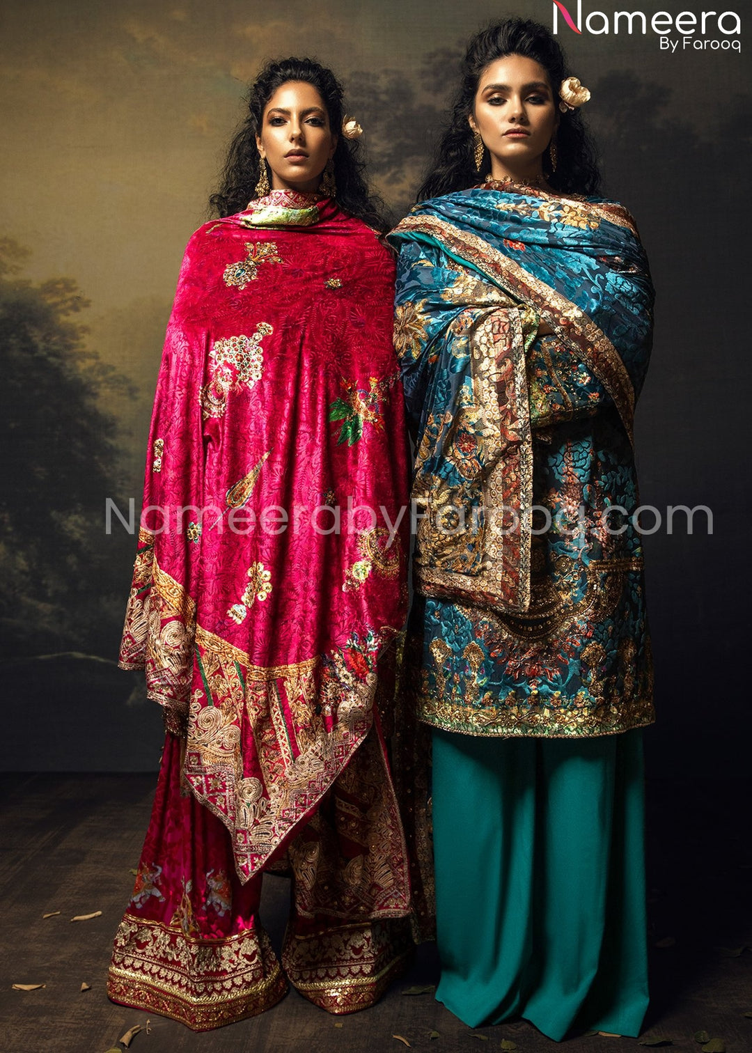 Embroidered Pink Suit Ladies Designer Attire Online