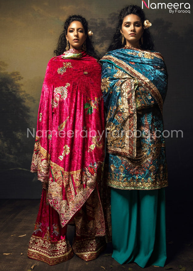 Embroidered Pink Suit Ladies Designer Attire Online