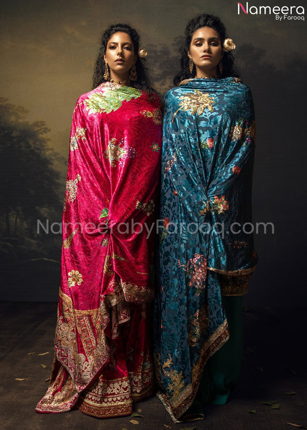 Embroidered Pink Suit Ladies Designer Attire Online