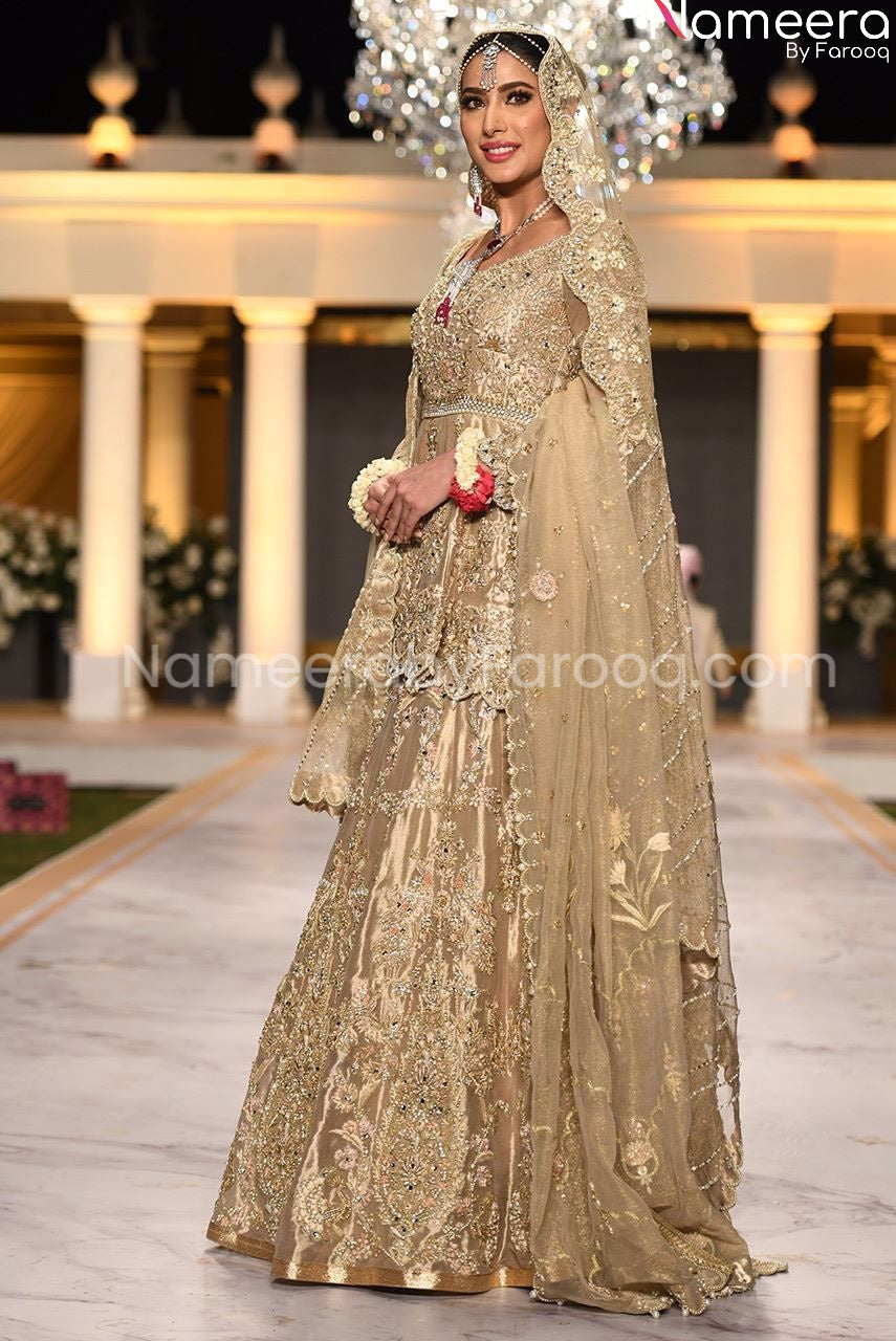 bridal pelpum with lehnga