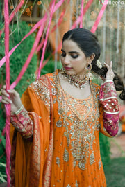 purple bridal lehenga