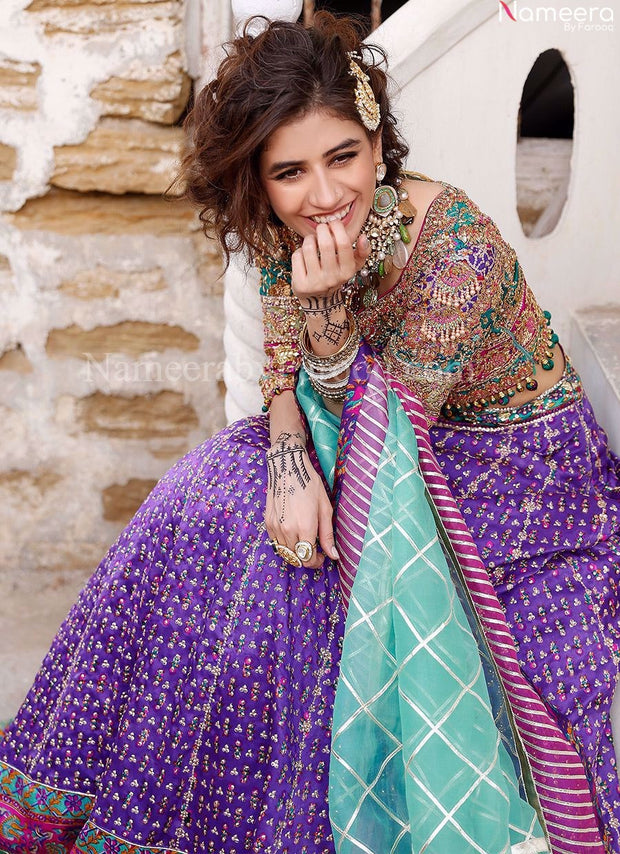 Purple Lehenga Choli