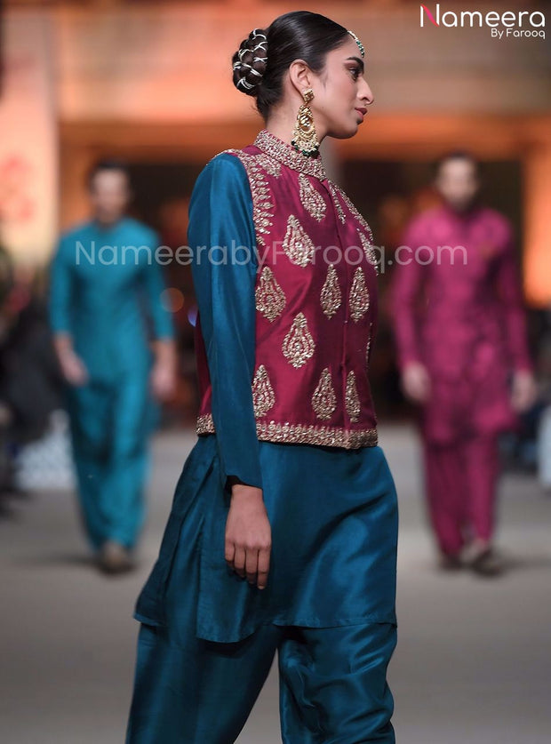 raw silk salwar kameez 2021