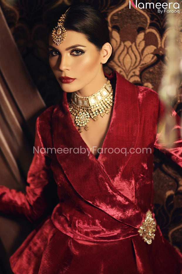 Red Bridal Dress Pakistani