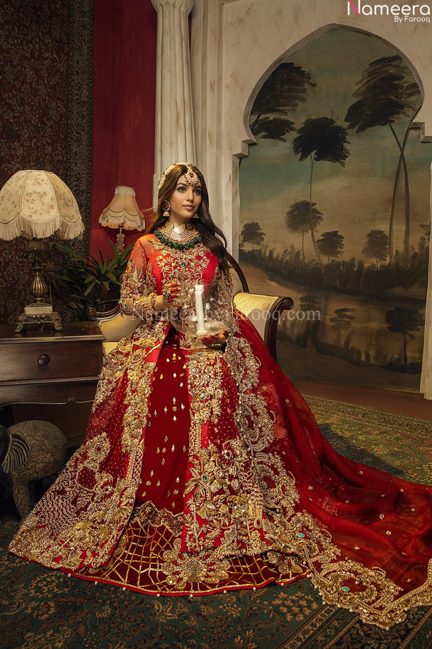 red bridal lehenga 2021