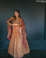 Red Bridal Lehenga