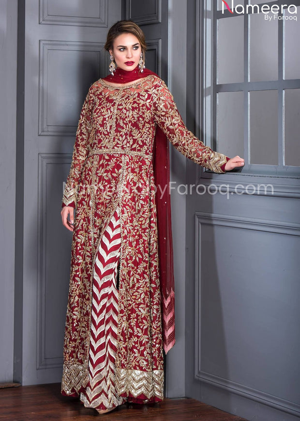 red gown