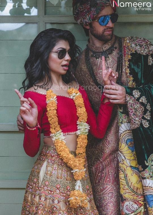  Red Lehenga Bridal