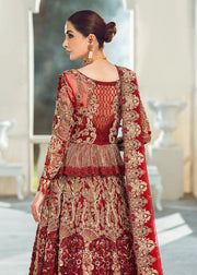 red lehenga choli