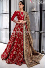 Red Lehenga Choli for Bridal Wear 