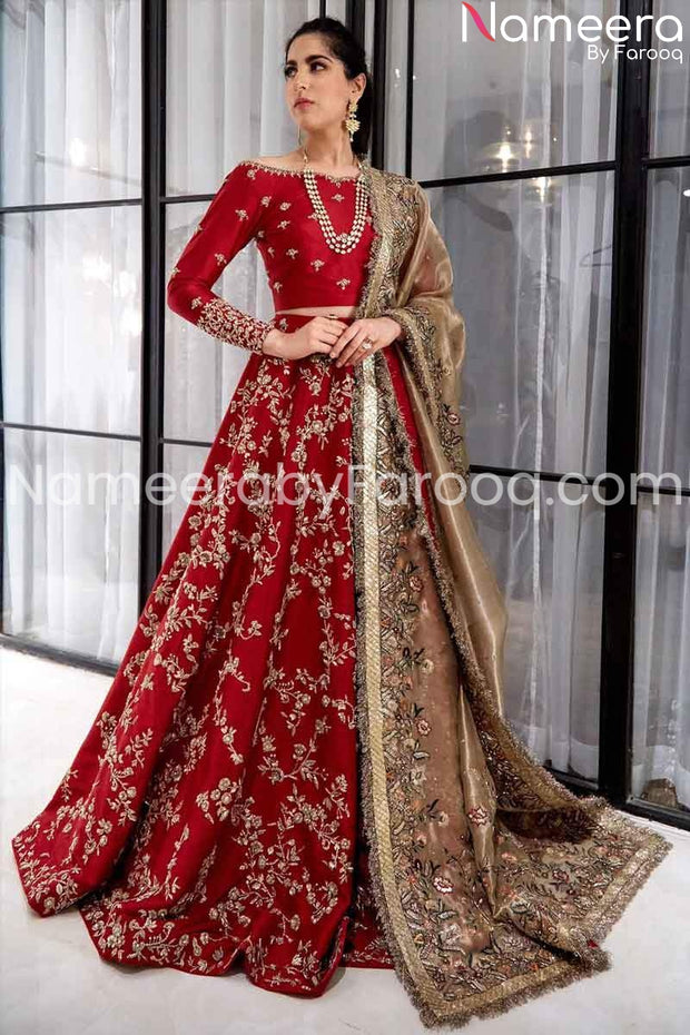 Latest Pakistani Bridal Red Lehenga Wedding Online 2021 SMALL Latest Pakistani Bridal Red Lehenga Wedding Online 2021 SMALL
