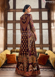 red long kameez
