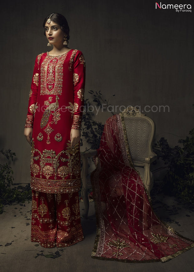 Red Salwar Kameez 