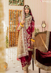 Red Salwar Kameez 