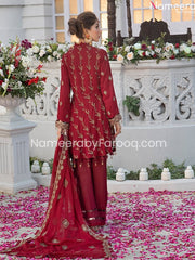 red color suit combination