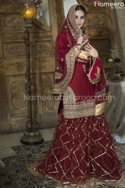  Red Sharara Dress Online