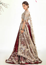 red velvet lehenga