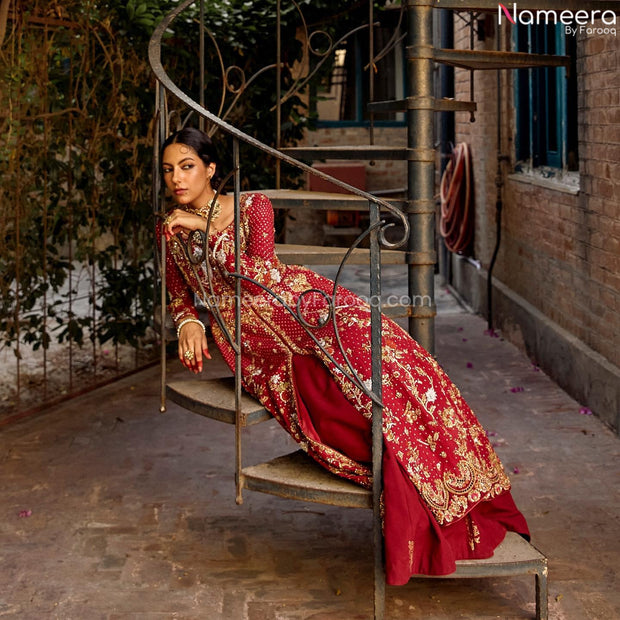 Pakistani Red Wedding Dress
