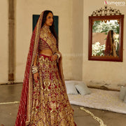 Red Wedding Lehenga