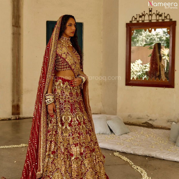 Red Wedding Lehenga