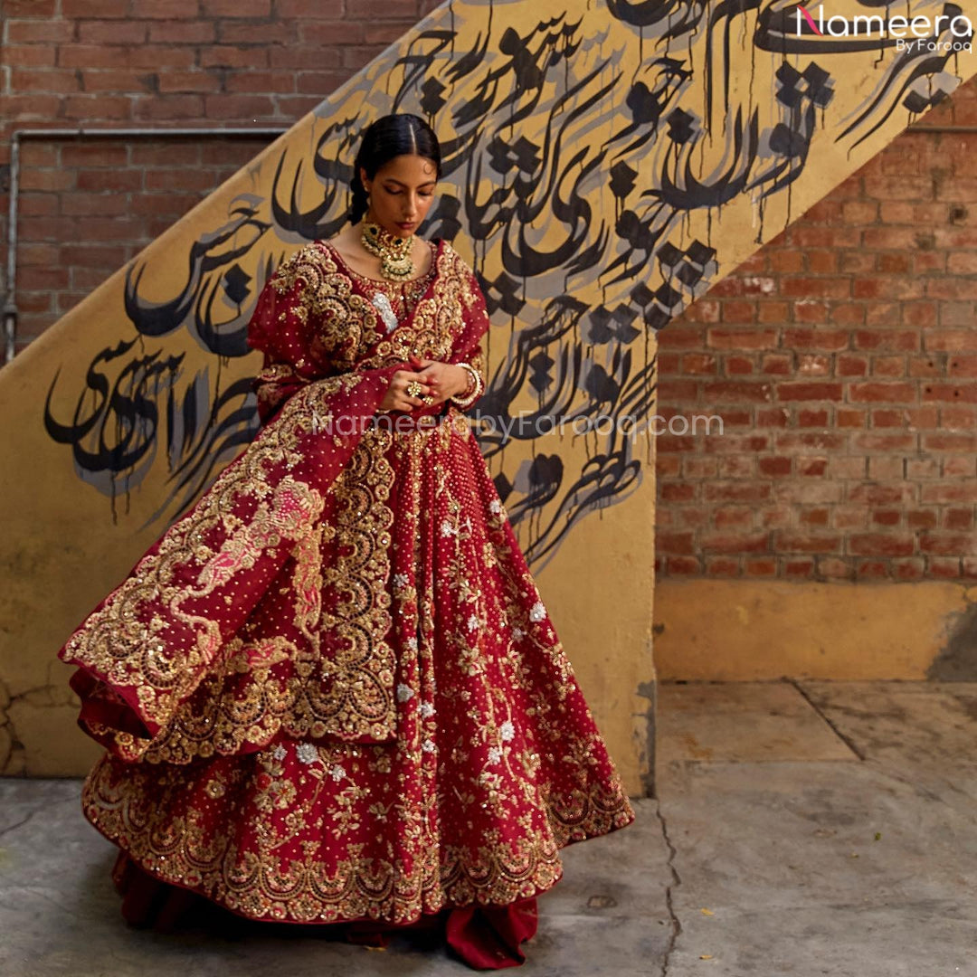 Red Wedding lehenga