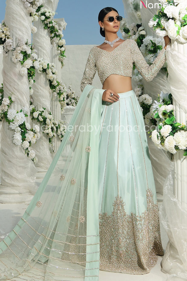 royal blue lehenga choli