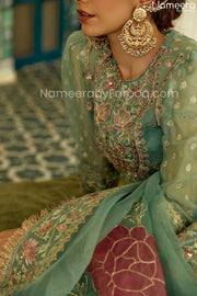 Sea Green Lehenga choli