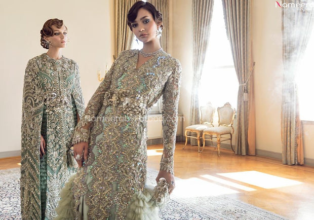 sea green lehnga
