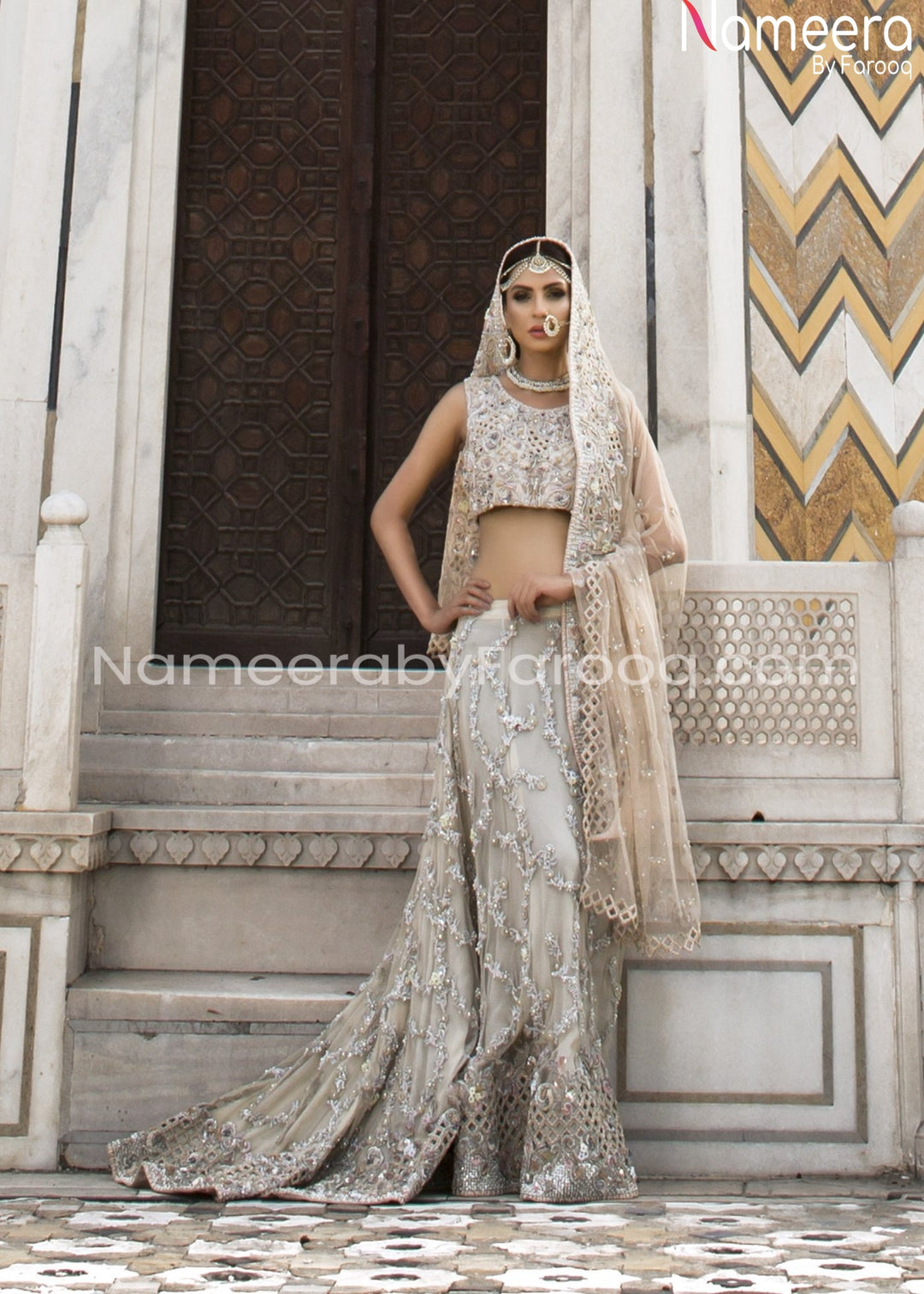 sequin choli lehnga