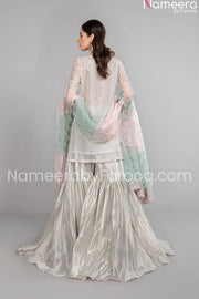 Wedding Party Dress in Sharara Style 2021