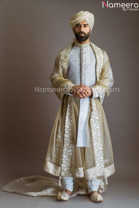 Groom sherwani deals with turban
