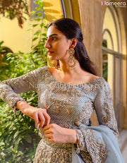 silk bridal lehnga