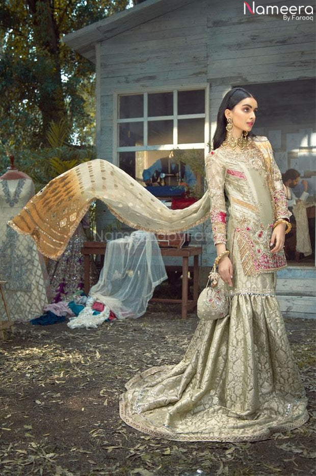 silk sharara dress