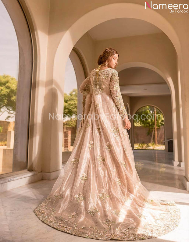 silver bridal gown